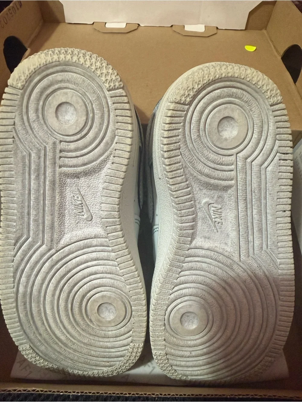 Kids White Sneakers with Pale Green Accents